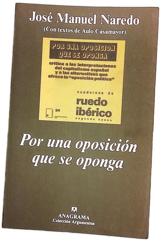 Por una oposición que se oponga