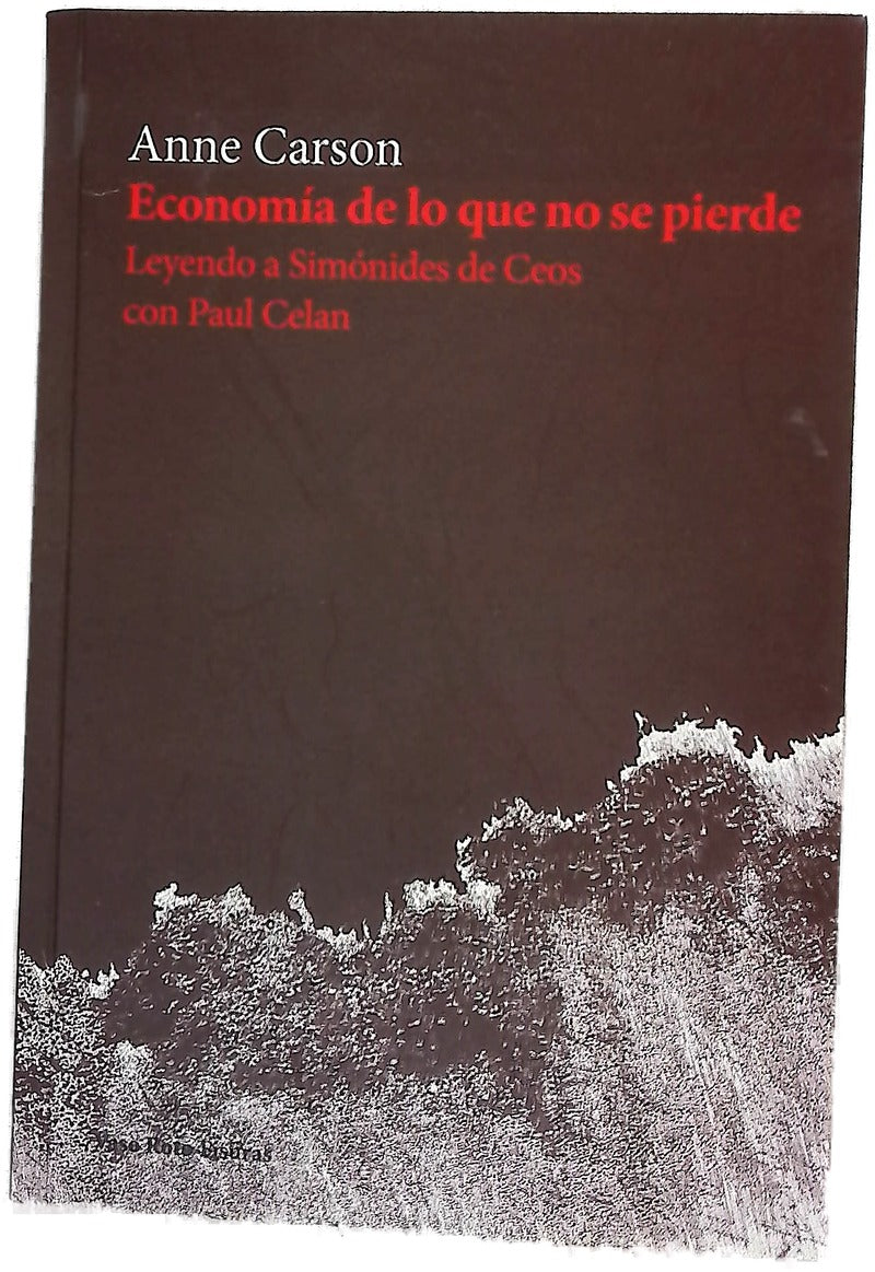 Economía de lo que no se pierde : leyendo a Simónides de Ceos con Paul Celan