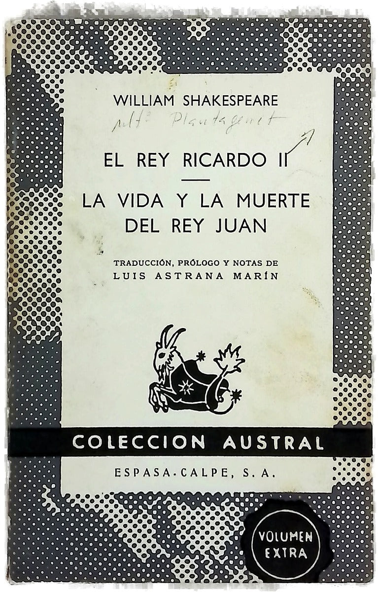El rey Ricardo II la vida y la muerte del rey Juan
