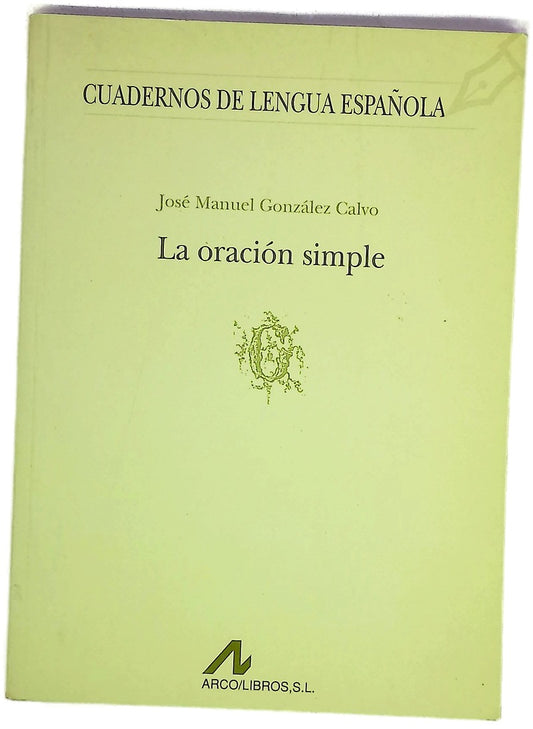La oración simple