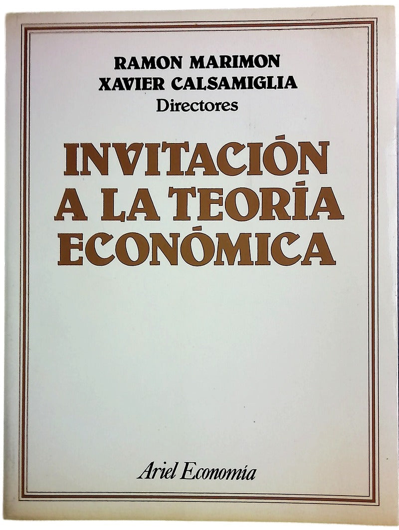 Invitación a la teoría económica