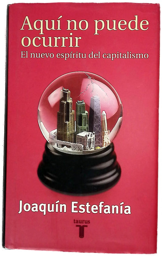 Aquí no puede ocurrir el nuevo espíritu del capitalismo