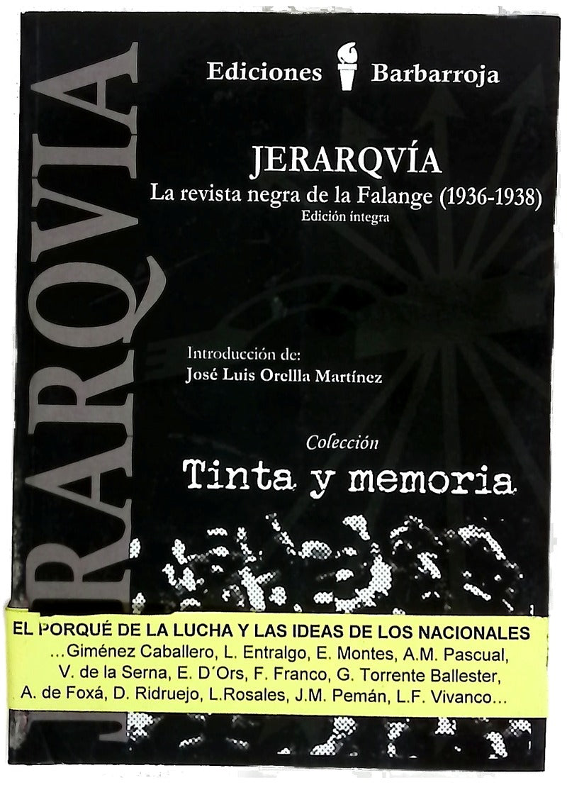 Jerarqvía, la revista negra de la Falange Pamplona, 1936-1938