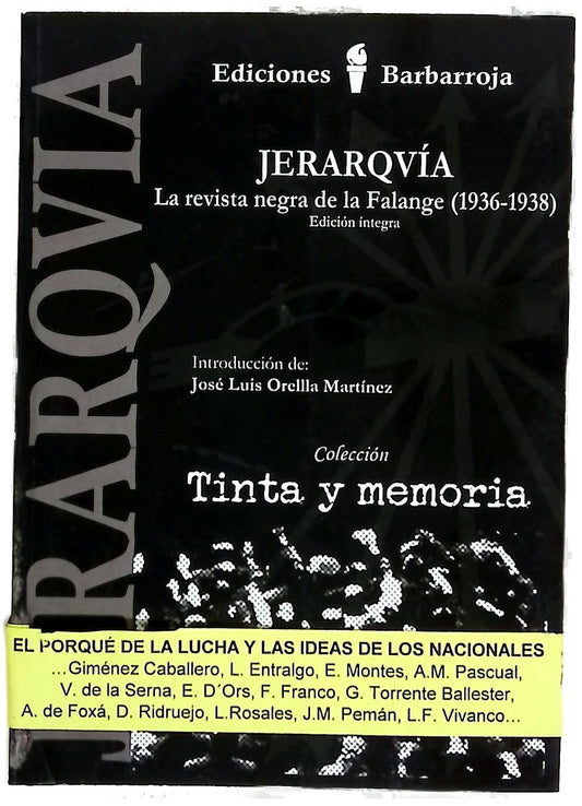 Jerarqvía, la revista negra de la Falange Pamplona, 1936-1938