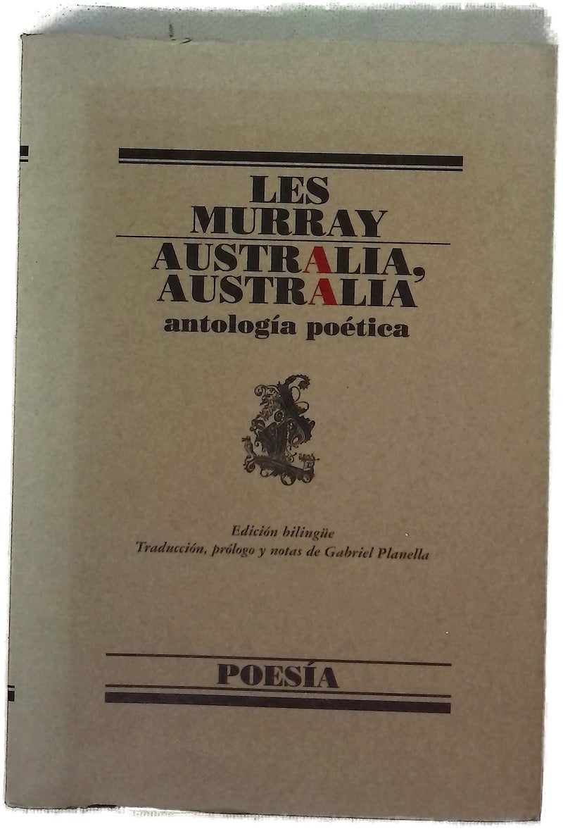 Australia, Australia antología poética : edición bilingüe