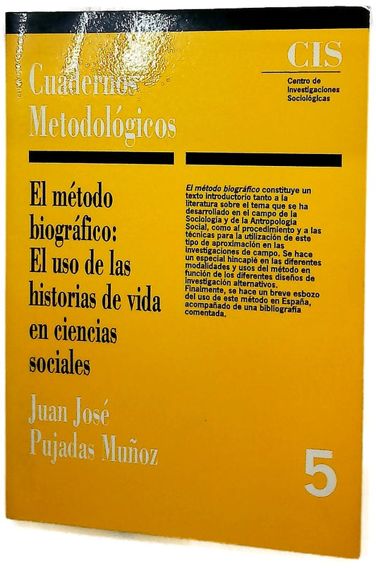 El método biográfico el uso de las historias de vida en ciencias sociales