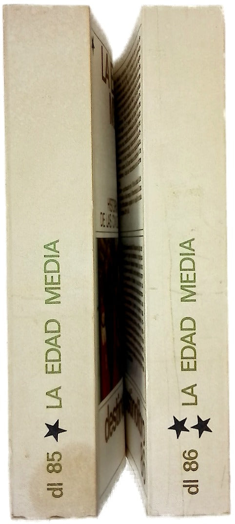 La Edad Media. Historia General de la Civilizaciones Tomo 1 y 2. Destinolibro 85 y 86