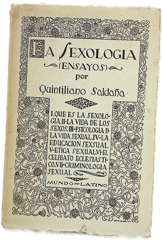 La sexología : (ensayos)