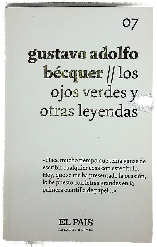 Los ojos verdes y otras leyendas