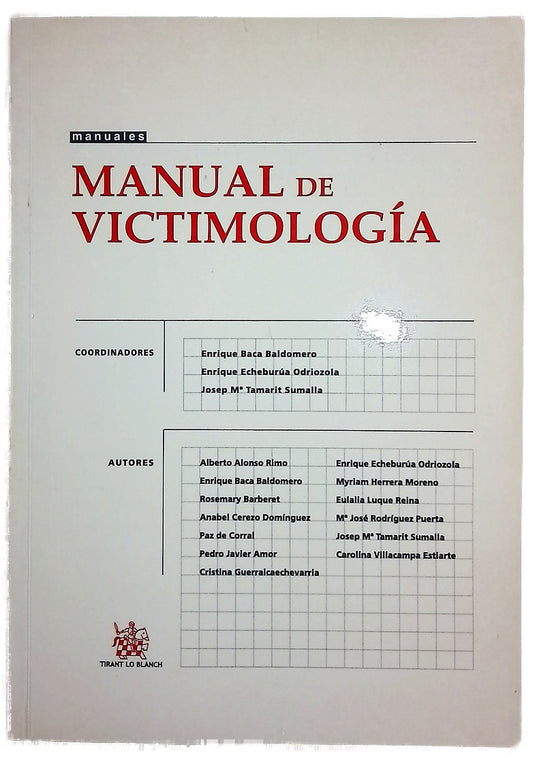 Manual de victimología