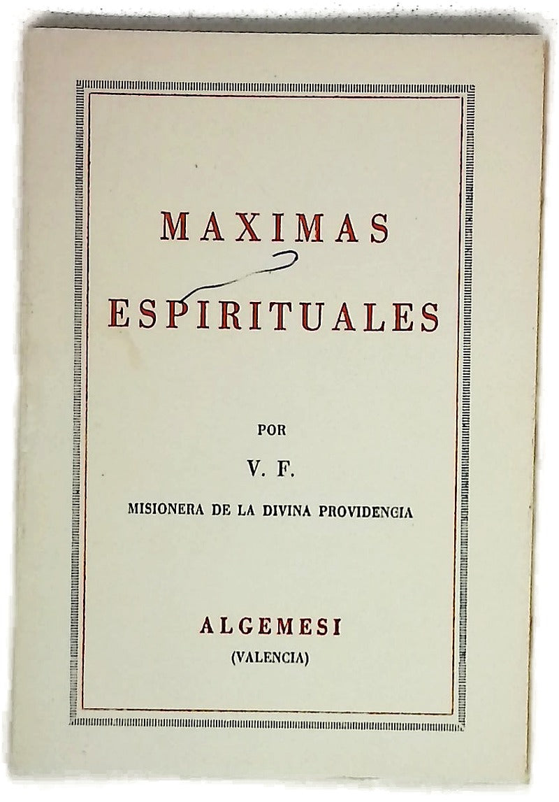 Máximas espirituales