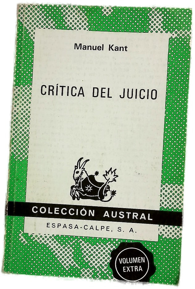 Crítica del juicio
