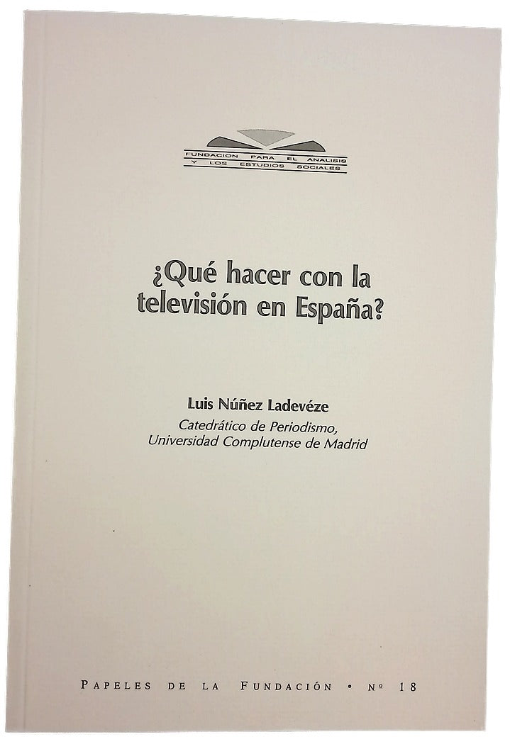 ¿Que hacer con la televisión en España?