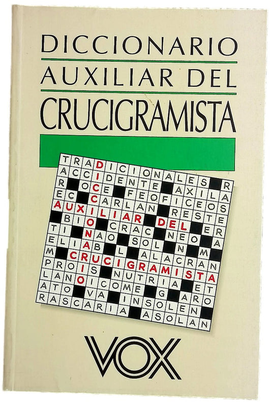Diccionario auxiliar del crucigramista