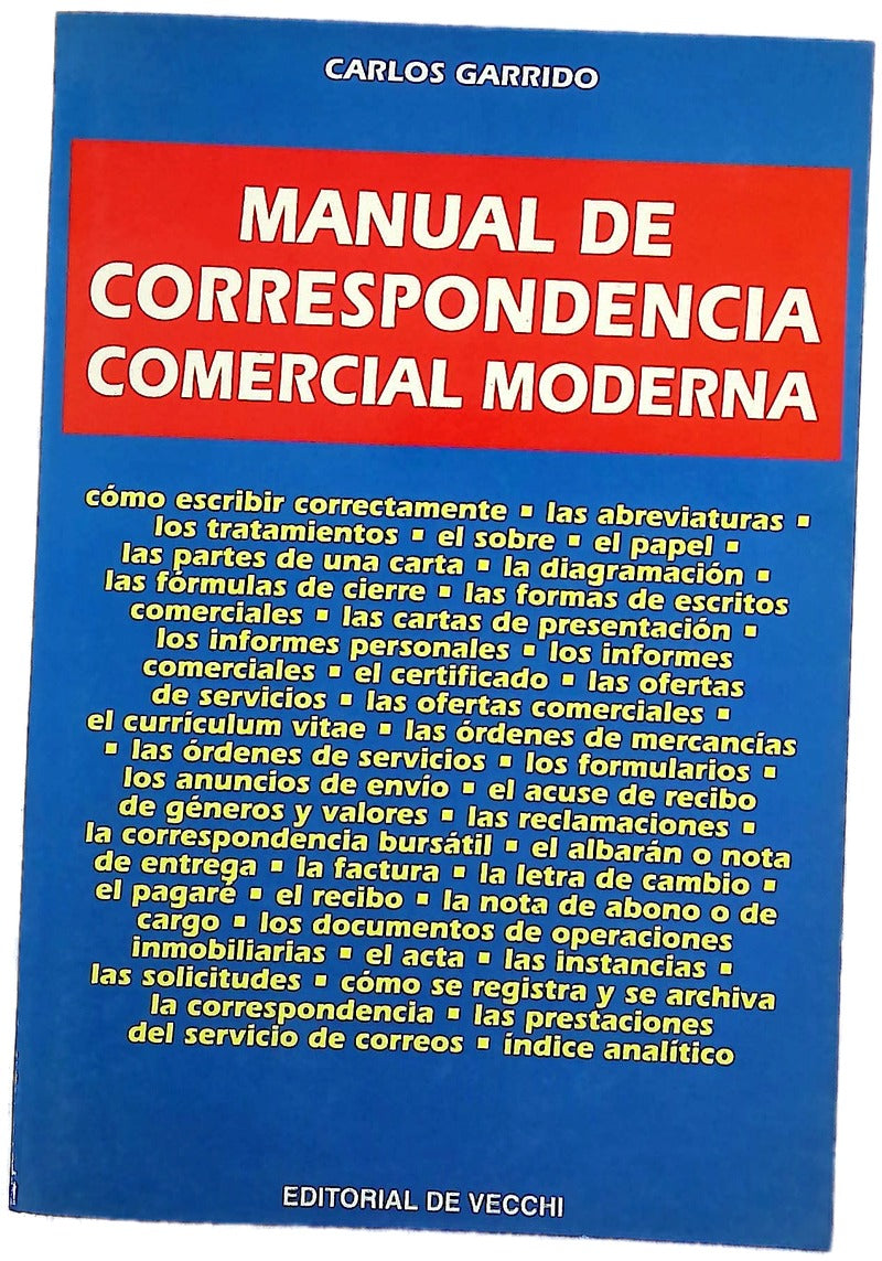 Manual de correspondencia comercial moderna