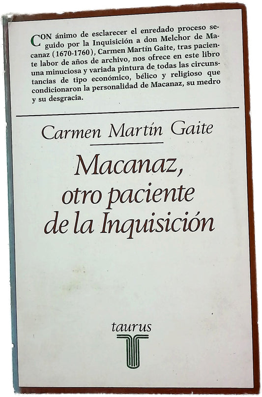 Macanaz, otro paciente de la Inquisición