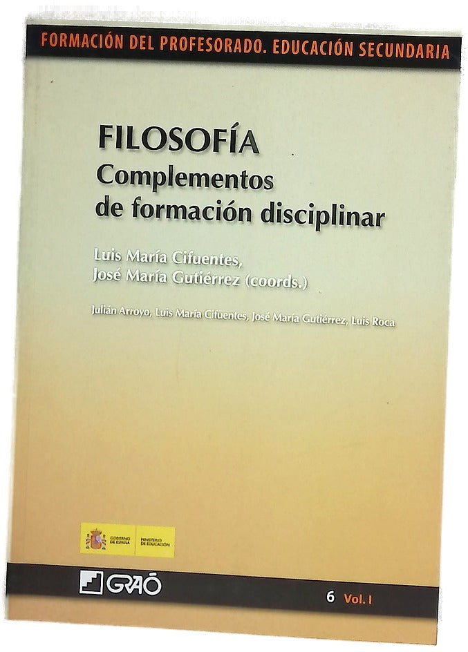 Filosofía: Complementos de formación disciplinar