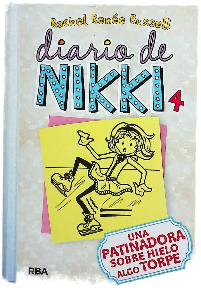 Una patinadora sobre hielo algo torpe
