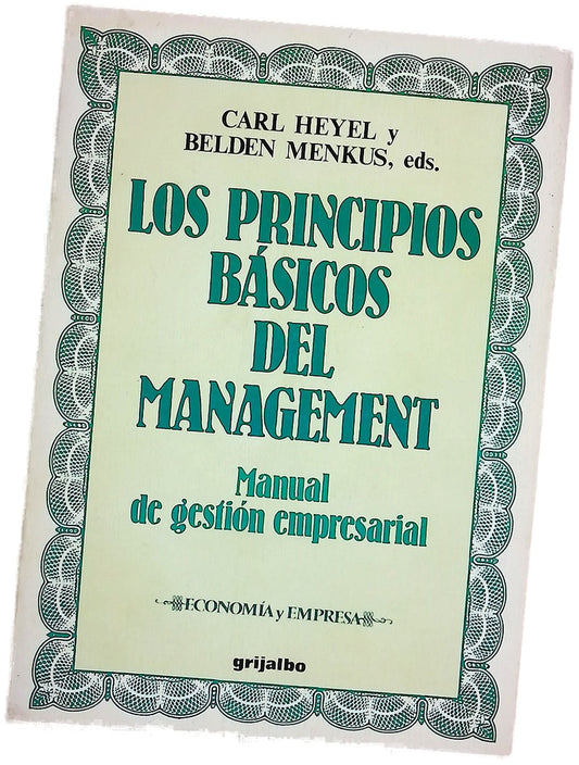 Los principios básicos del management manual de gestión empresarial