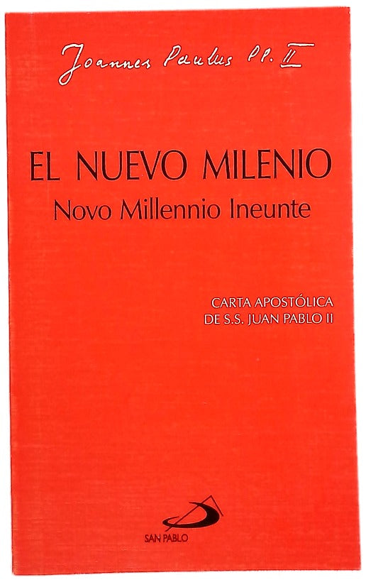 El nuevo milenio Novo millennio ineunte