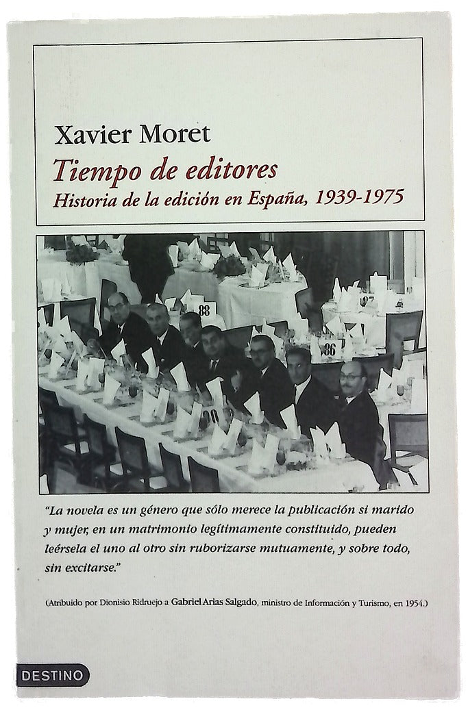 Tiempo de editores historia de la edición en España, 1939-1975