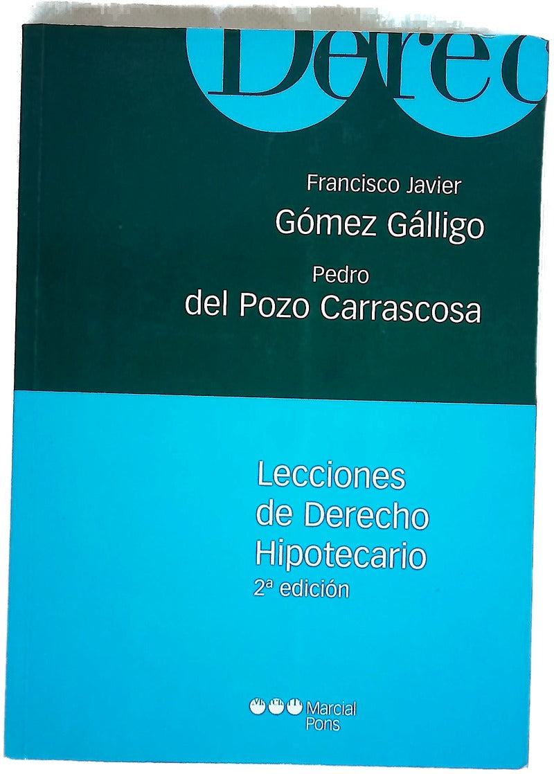 Lecciones de derecho hipotecario