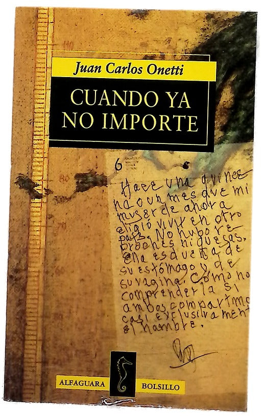 Cuando ya no importe