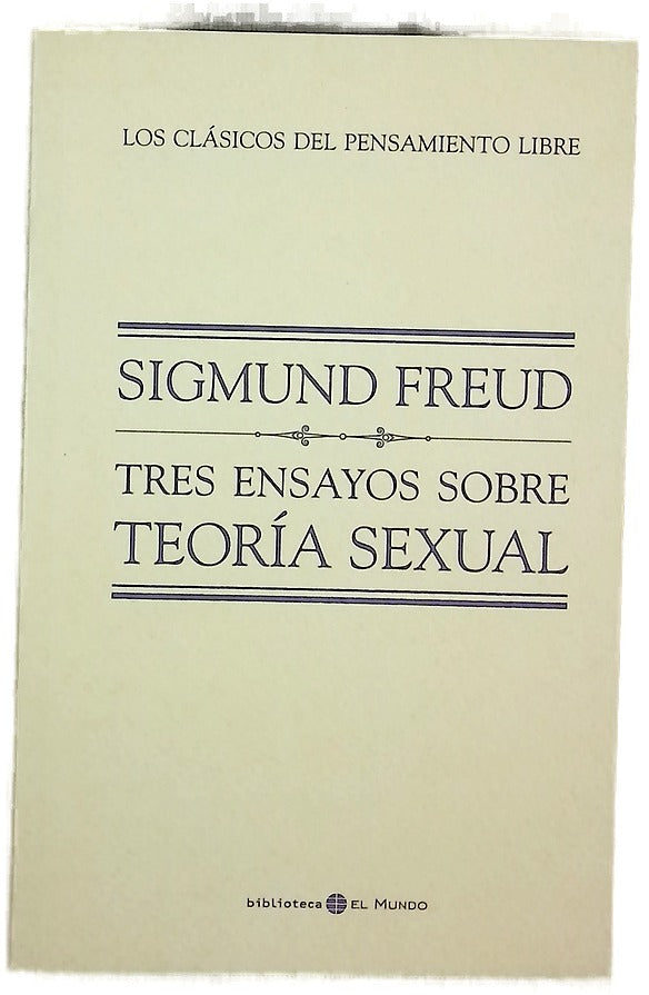 Tres ensayos para una teoría sexual