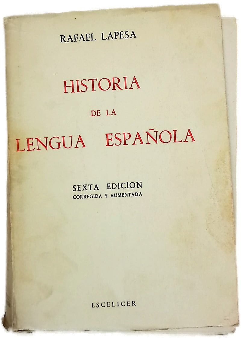 Historia de la lengua española
