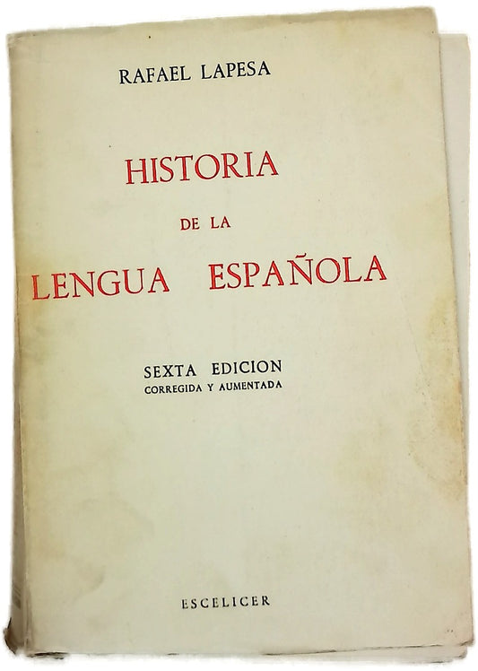 Historia de la lengua española