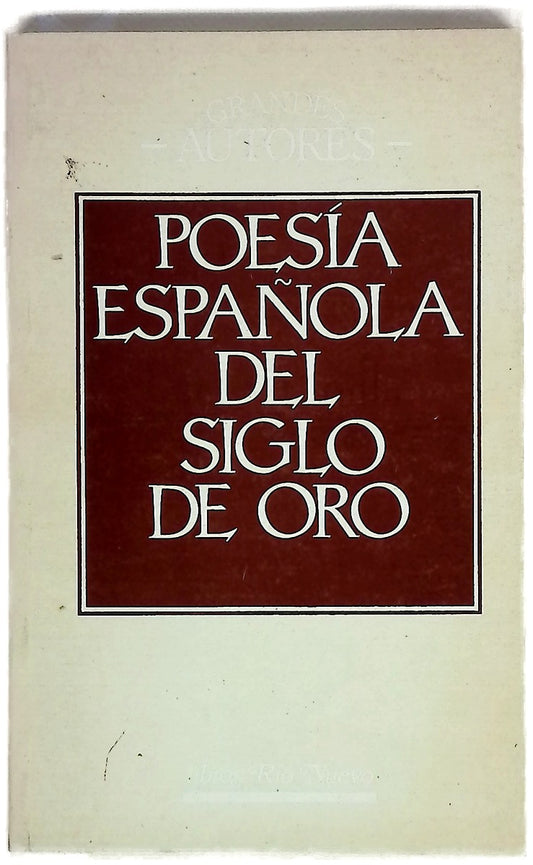 Poesía española del Siglo de Oro