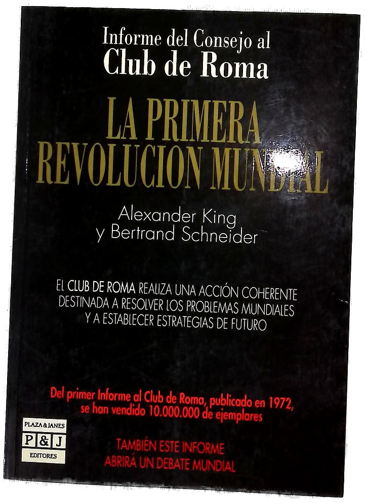 La primera revolución mundial informe del Consejo al Club de Roma