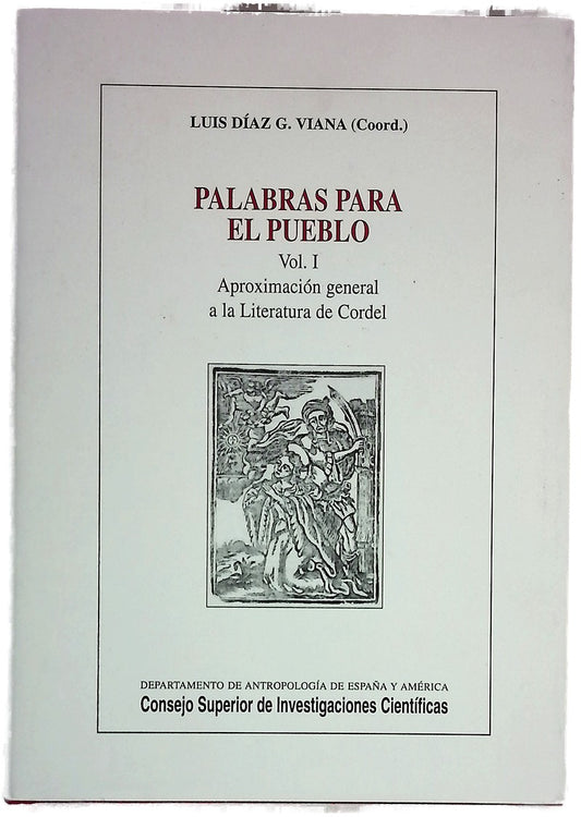 Palabras para el pueblo Volumen 1