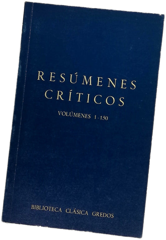 Resúmenes críticos