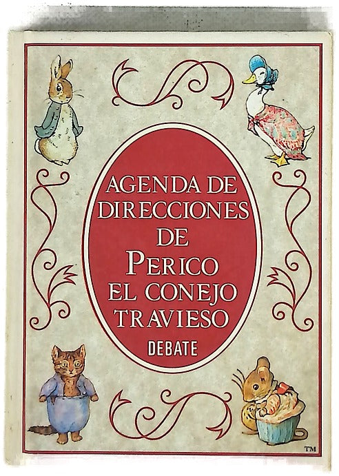 Agenda de direcciones de Perico el conejo travieso