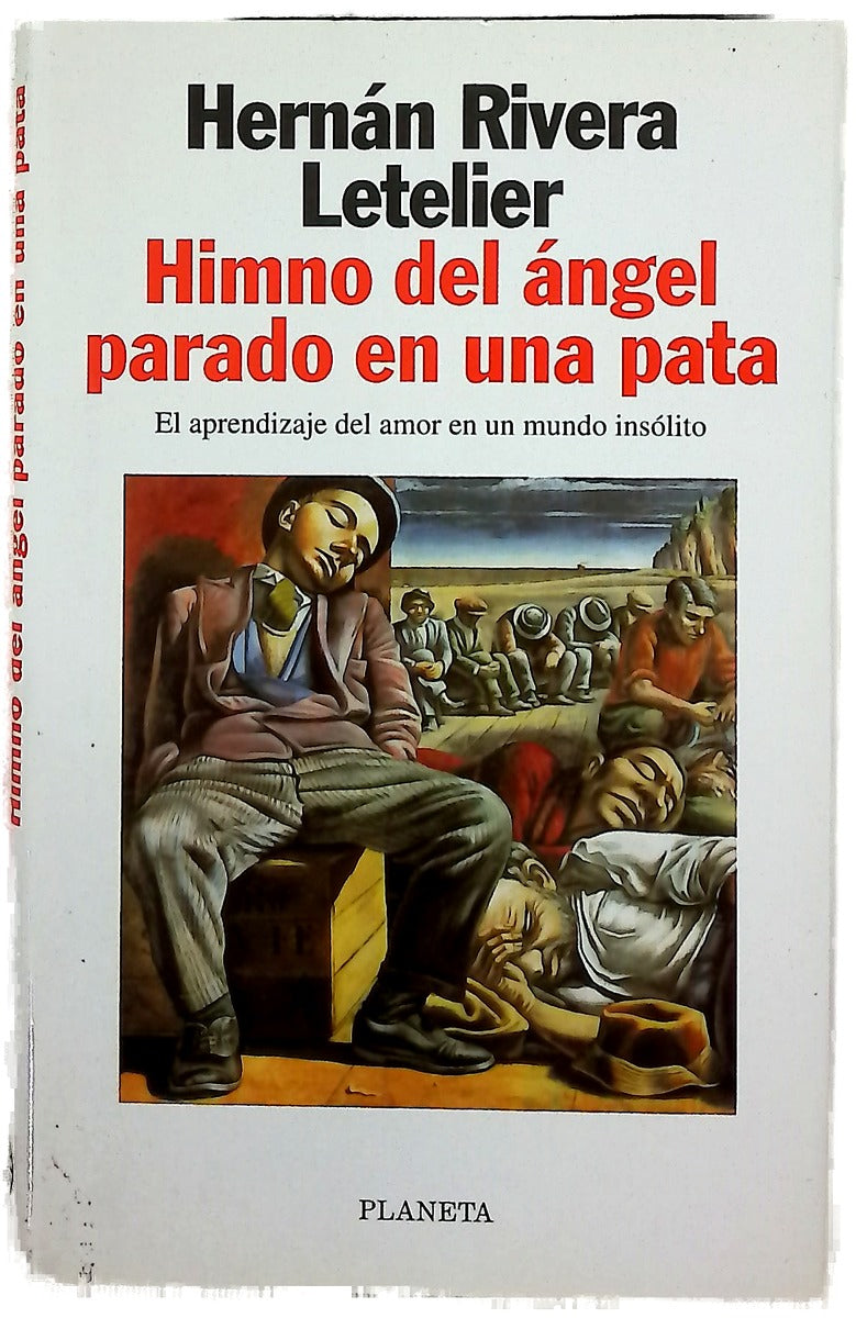 Himno del ángel parado en una pata