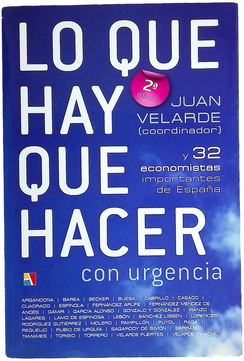Lo que hay que hacer con urgencia