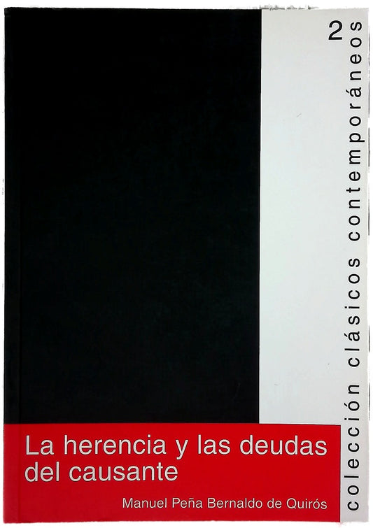 La herencia y las deudas del causante (epílogo: El régimen de las deudas del causante después de las grandes reformas legislativas)