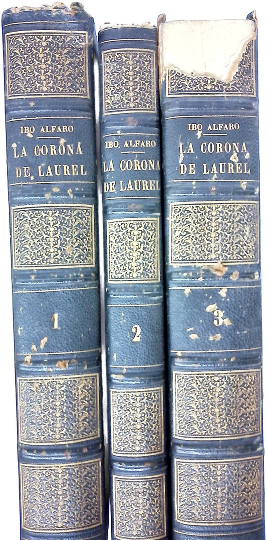 La corona de laurel 3 tomos