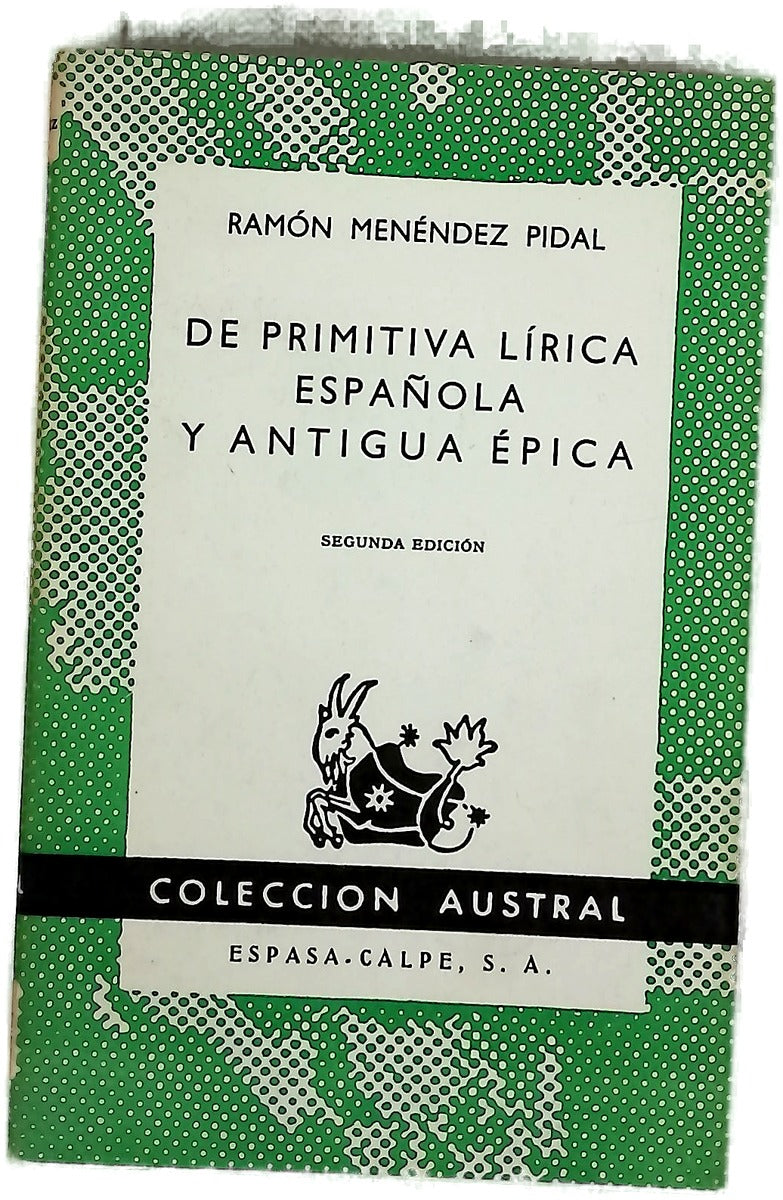 De primitiva lírica española y antigua épica