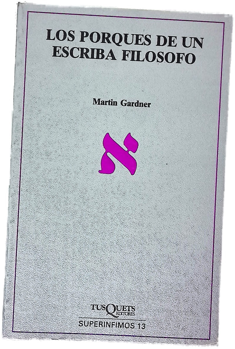 Los porqués de un escriba filósofo