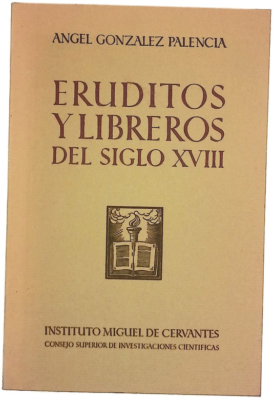 Eruditos y libreros del siglo XVIII
