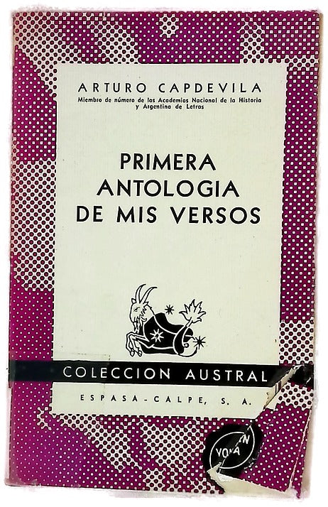 Primera antología de mis versos