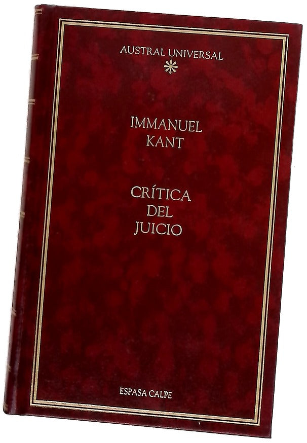 Crítica del juicio