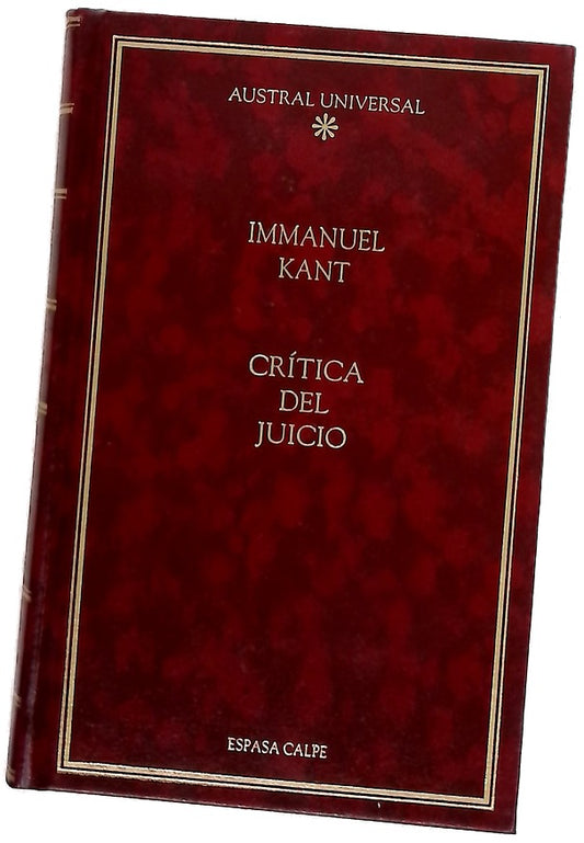 Crítica del juicio