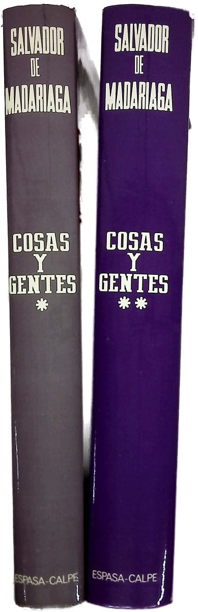 Cosas y gentes. Prohombre y procosas.  Tomo 1 y 2