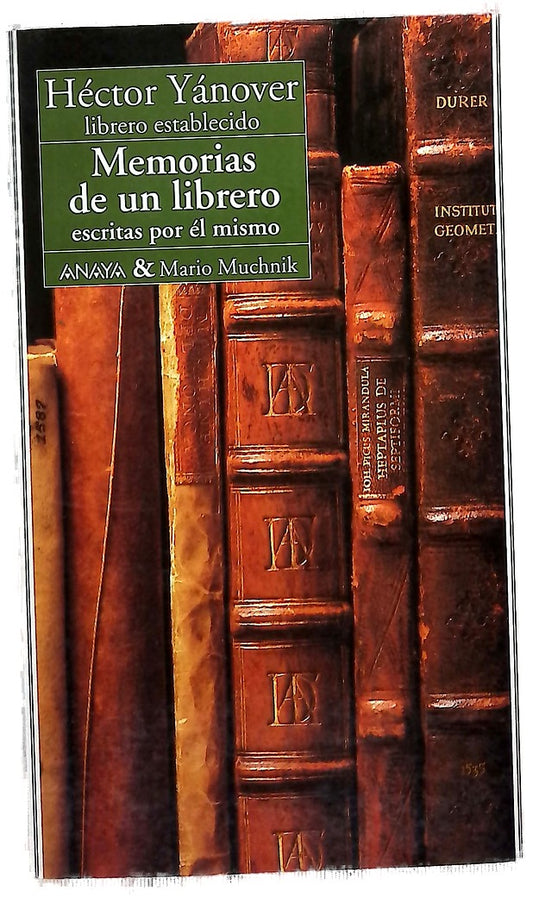 Memorias de un librero escritas por él mismo
