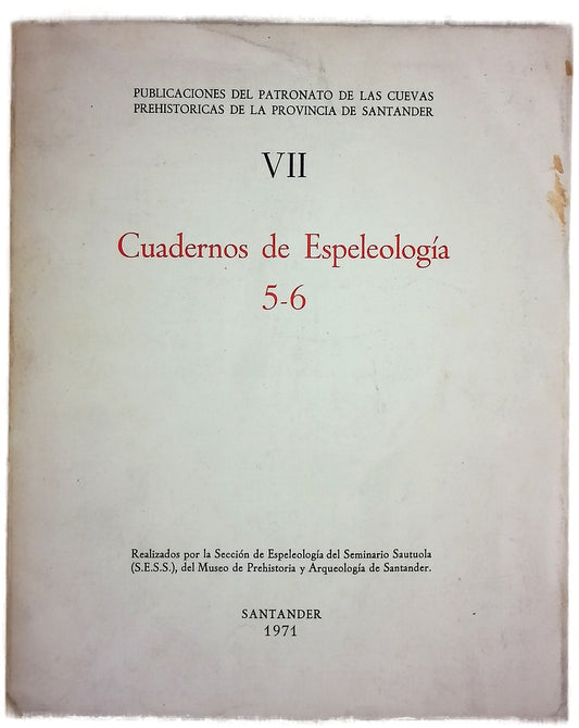 Cuadernos de Espeleología