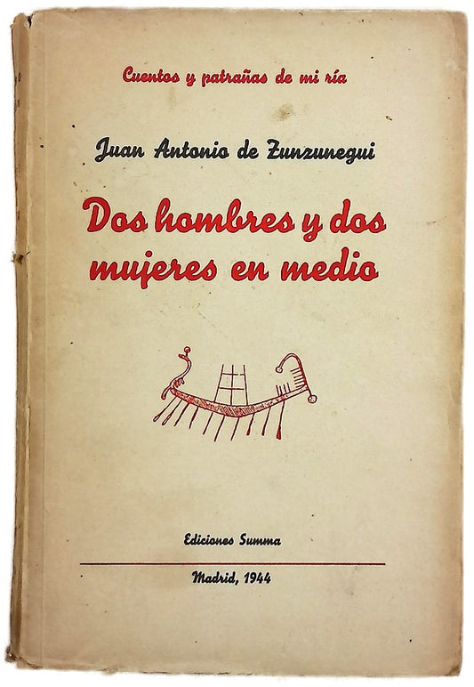 Dos hombres y dos mujeres en medio