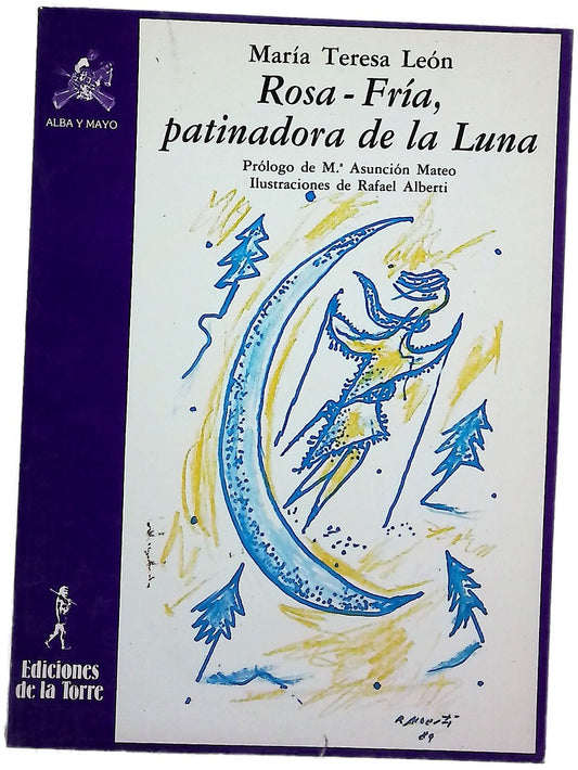Rosa Fría, patinadora de la luna cuentos
